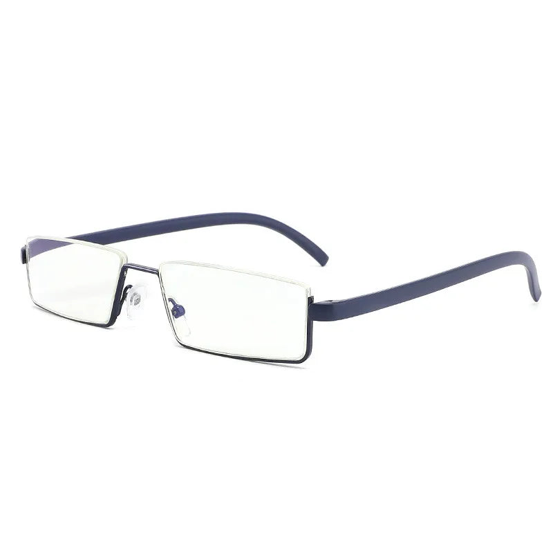 2023 Blue Light Reading Glasses New Fashion Half Frame Presbyopia Glasse for Men and Women Portable Fashion with Box Eyewear