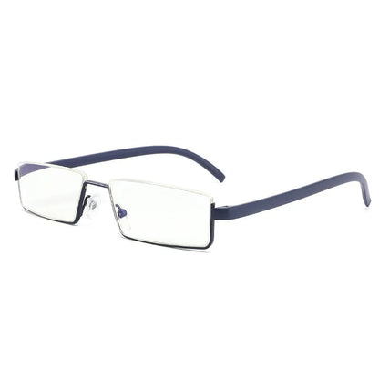 2023 Blue Light Reading Glasses New Fashion Half Frame Presbyopia Glasse for Men and Women Portable Fashion with Box Eyewear