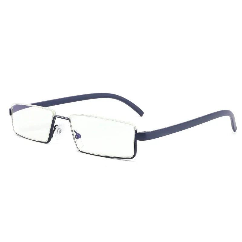 2023 Blue Light Reading Glasses New Fashion Half Frame Presbyopia Glasse for Men and Women Portable Fashion with Box Eyewear