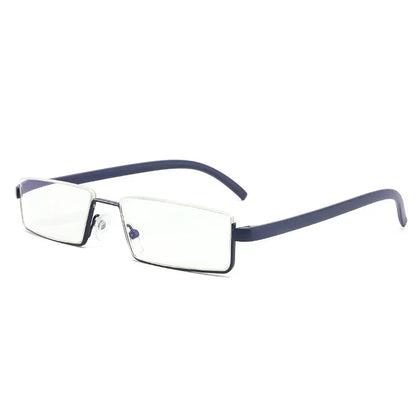 2023 Blue Light Reading Glasses New Fashion Half Frame Presbyopia Glasse for Men and Women Portable Fashion with Box Eyewear